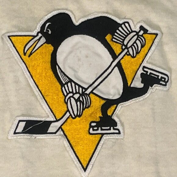 VTG Pittsburgh Penguins Rick Kehoe #17 Sandow Sporting Knit Hockey Jersey Medium - Picture 2 of 16